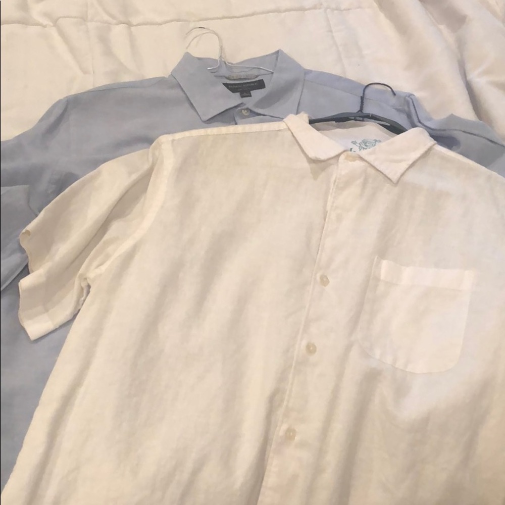 Banana Republic linen button down bundle.